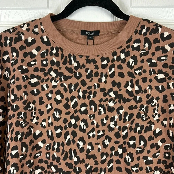 NWT Rails Reeves sweater in mountain leopard sz xs - Picture 6 of 13